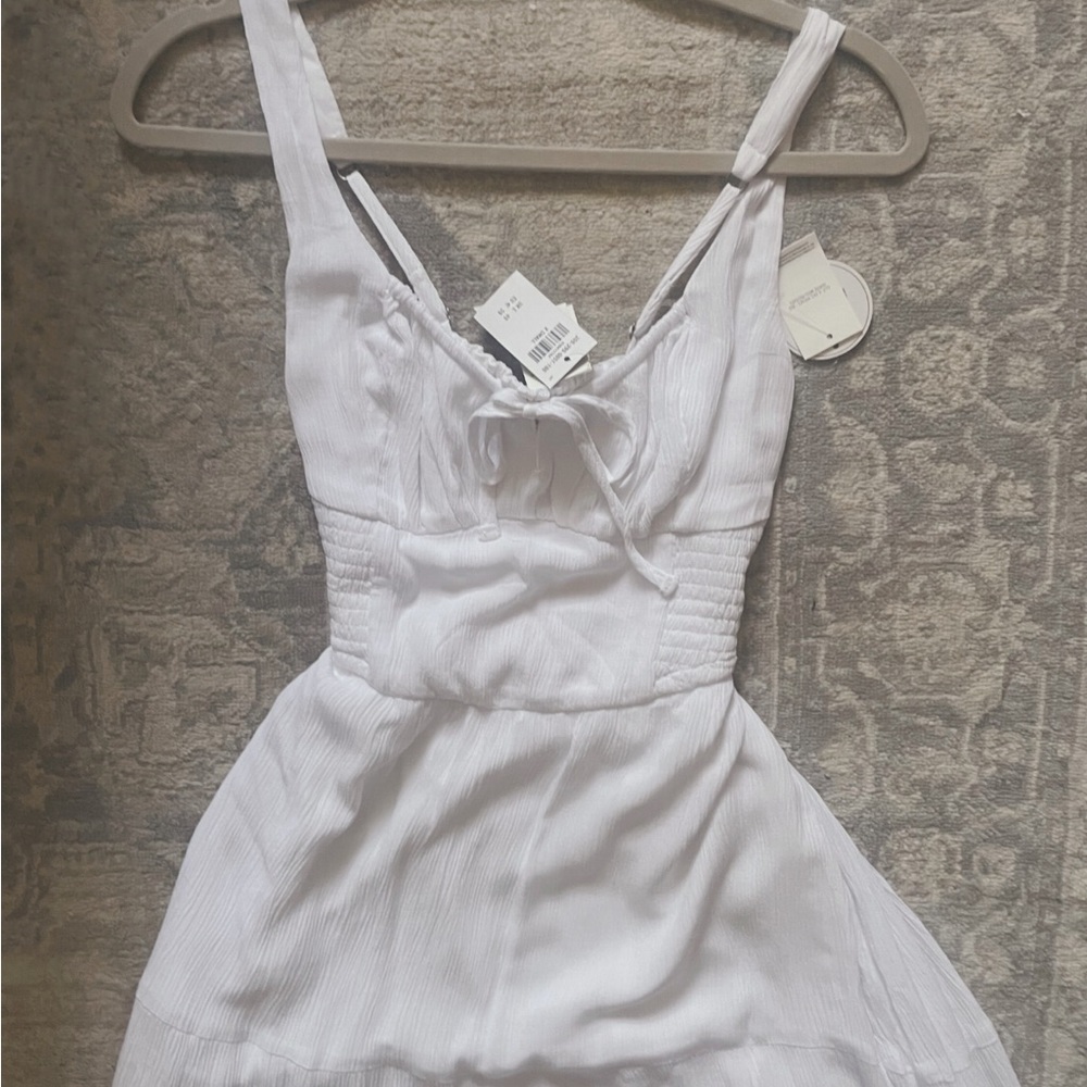 Hollister Sofia Side-Smocked Maxi Dress